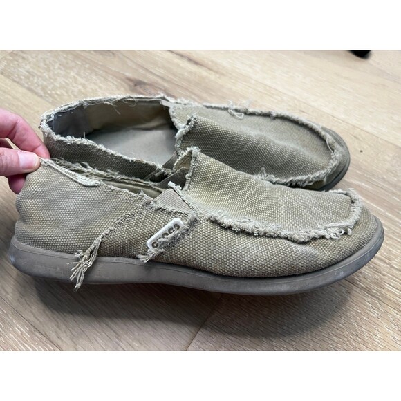 Crocs Santa Cruz Canvas Loafer - Mens 8 - Picture 1 of 6